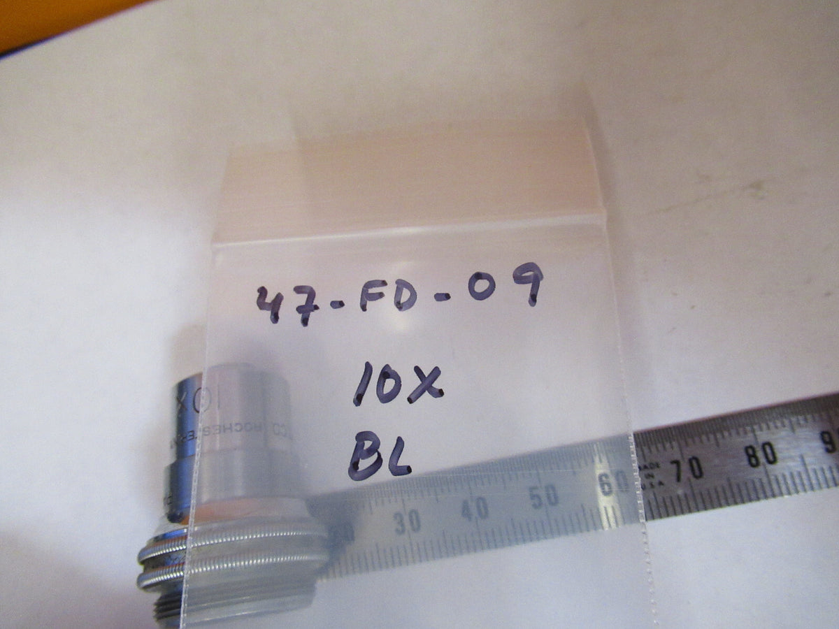 ANTIQUE BAUSCH LOMB 10X 16mm LENS OBJECTIVE MICROSCOPE PART AS PICTURED 47-FD-09