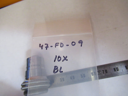 ANTIQUE BAUSCH LOMB 10X 16mm LENS OBJECTIVE MICROSCOPE PART AS PICTURED 47-FD-09