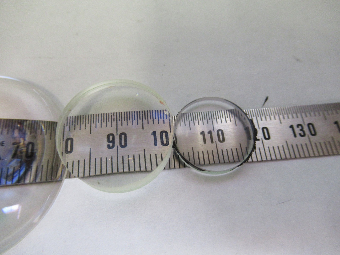 OLYMPUS JAPAN LOT 4 EA LENSES LENS MICROSCOPE PART AS PICTURED T3-B-38