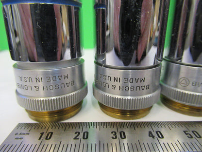 BAUSCH LOMB LOT INDUSTRIAL OBJECTIVE MICROSCOPE PART AS PICTURED A2-FD-10