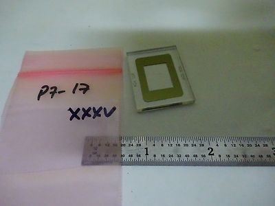 OPTICAL HIGH END GLASS WINDOW XGA SDR UNAXIS LASER OPTICS AS IS BIN#P7-17