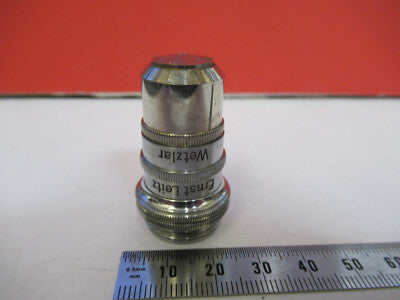 Antique Ernst Leitz Wetzlar Lens + Iris Objective Microscope Part