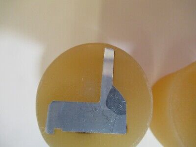 Lot 2 ea METALLOGRAPHIC METAL CROSS SECTION SPECIMEN MICROSCOPY SAMPLE &A7-A-23