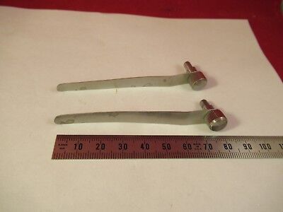 AMERICAN OPTICS CLIPS SPECIMENT STAGE SPENCER MICROSCOPE PART OPTICS &FT-3-04C