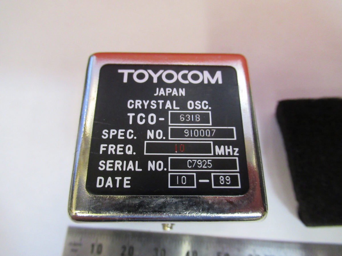 Toyocom 10 MHz Oscillator Quartz Crystal Frequency Control