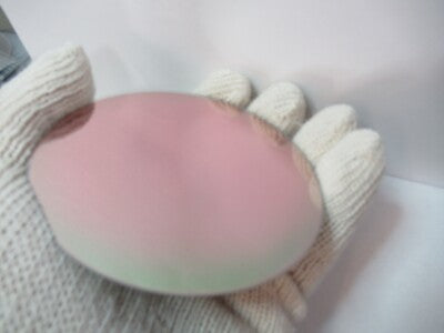 VERY NICE SAPPHIRE WAFER SINGLE CRYSTAL PLATINUM COATED AS PICTURED &7B-B-154