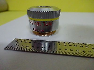 MIKROSKOPTEIL OBJEKTIV LEITZ DEUTSCHLAND NPL 10X INFINITY OPTICS AS IS BIN#X1-58