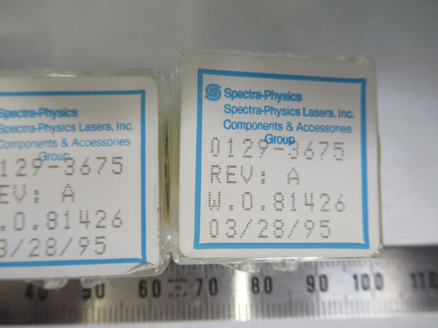LOT OPTICAL SPECTRA PHYSICS COATED LENS PHOTONICS OPTICS as pictured T3-B-41