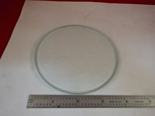 Round Glass Stage Specimen Table Unknown Maker Microscope Part