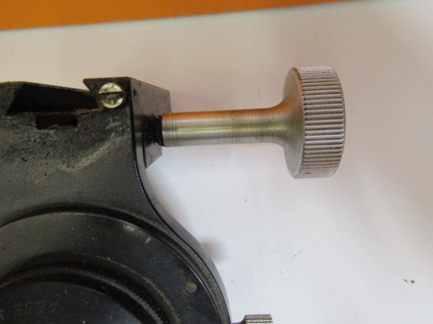 BAUSCH LOMB CONDENSER + IRIS + HOLDER MICROSCOPE PART AS PICTURED Y2-A-26
