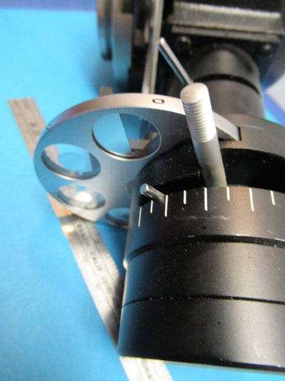 LEITZ GERMANY NOSEPIECE DARK PHASE RARE OPTICS MICROSCOPE PART AS IS &85-A-36