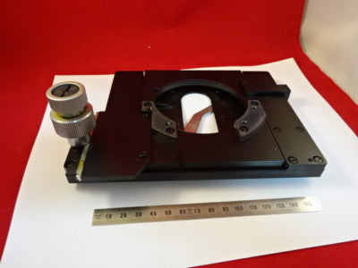 WILD HEERBRUGG SWISS M20 STAGE TABLE SPECIMEN WORKS FINE MICROSCOPE PART 90-B-39