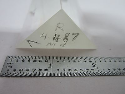 MICROSCOPE PART [chipped] PRISM + MIRROR SIDE OPTICS AS IS BIN#J8-19