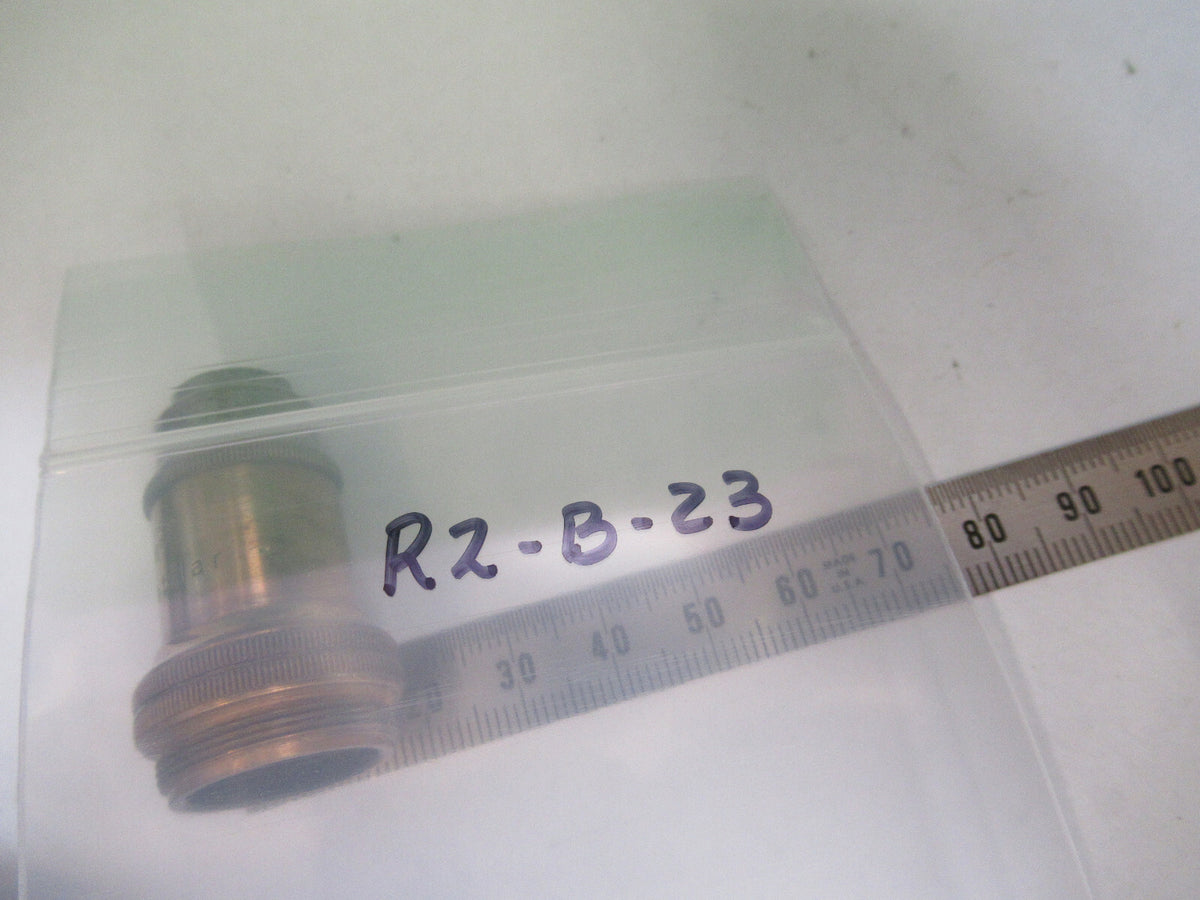 ANTIQUE LEITZ APO 8mm OBJECTIVE RARE MICROSCOPE PART AS PICTURED R2-B-23