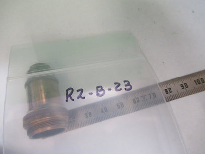 ANTIQUE LEITZ APO 8mm OBJECTIVE RARE MICROSCOPE PART AS PICTURED R2-B-23