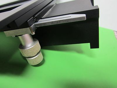 MICROSCOPE PART POLYVAR LEICA REICHERT STAGE SPECIMEN MICROMETER AS IS BIN#A8