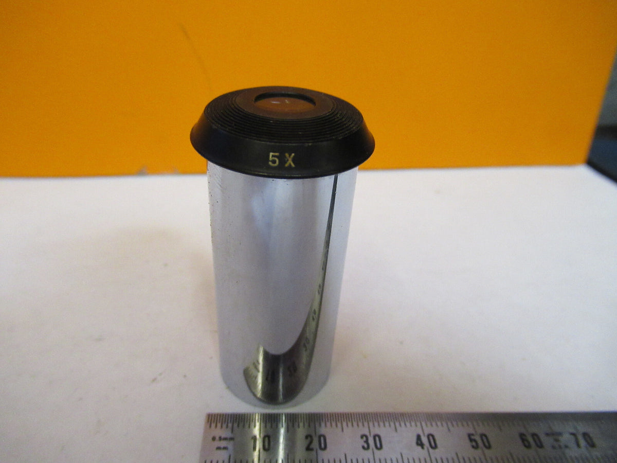 VINTAGE BAUSCH LOMB 5X OCULAR EYEPIECE MICROSCOPE PART AS PICTURED X6-A-28