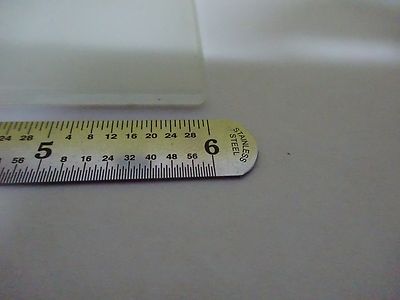 OPTICAL HUGE OPAL GLASS PLATE OPTICS AS IS BIN#X6-12