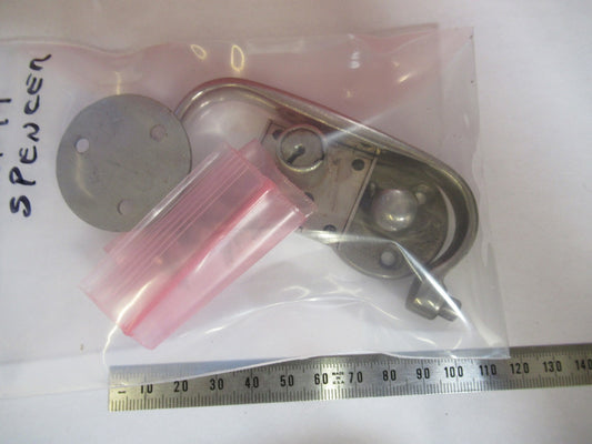 ANTIQUE SPENCER SET HANDLE + LOCK NO KEY MICROSCOPE PART AS PICTURED V7-A-19