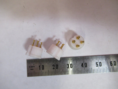 AUGAT TEFLON CONNECTOR FIXTURES RARE LOT OF 3 PCS AS PICTURED X6-A-11