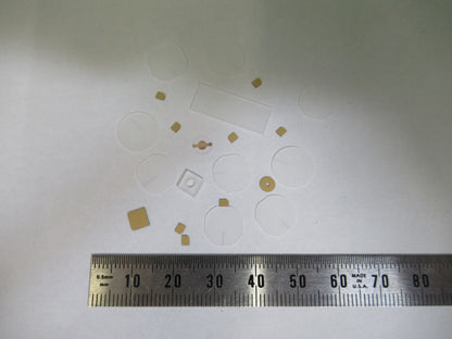 Lot Blanks Piezoelectric Quartz Crystal X-y-cut Gold Coated Piezo Sensor