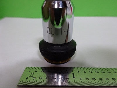MIKROSKOP WILD HEERBRUGG SWISS OBJECTIVE 100X OPTICS AS IS #AI-59