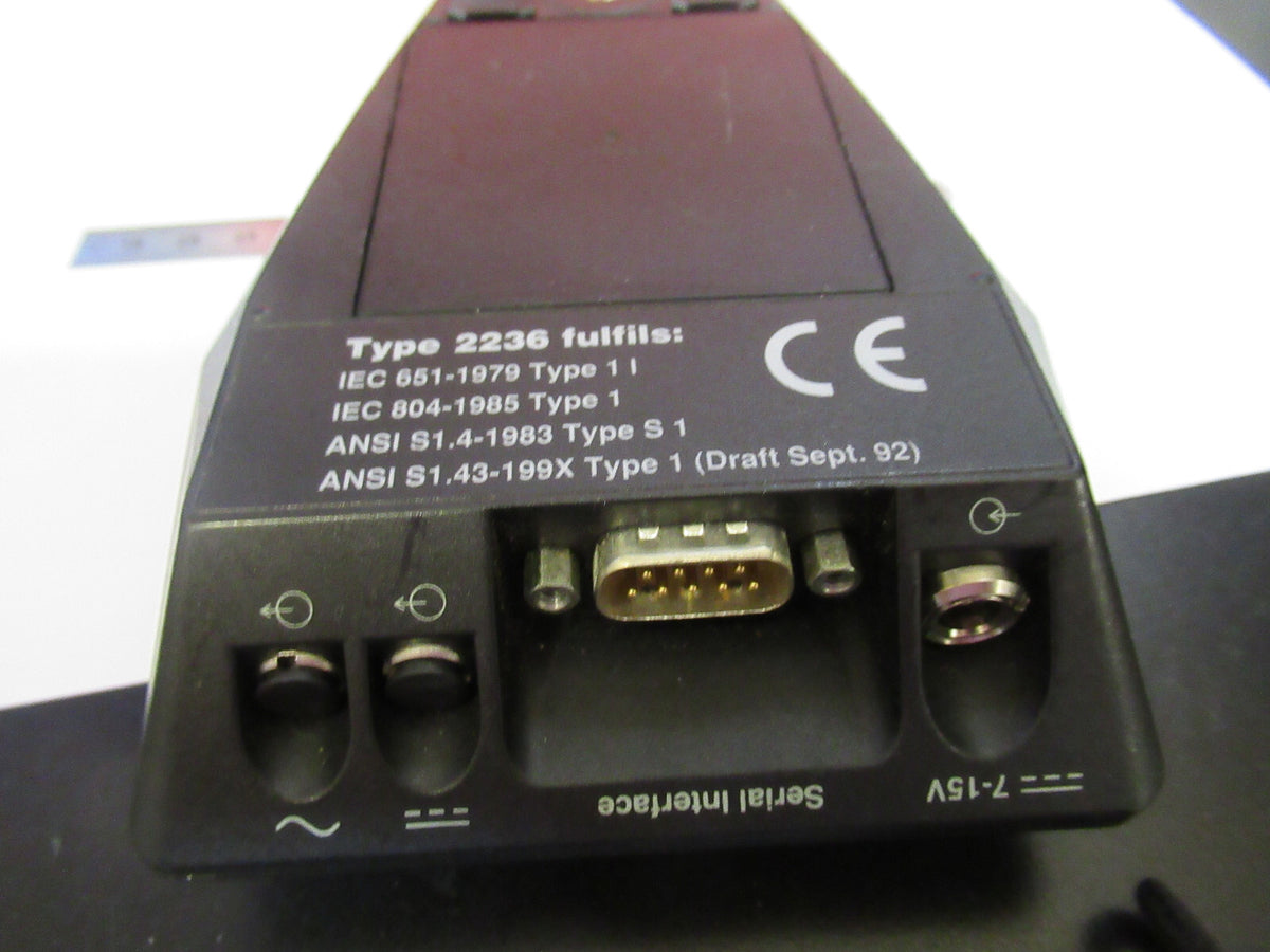 BRUEL KJAER DENMARK 2236 PROFESSIONAL SOUND LEVEL METER AS PICTURED  S4-B-82