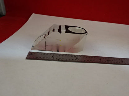 MICROSCOPE PART NIKON JAPAN GLASS PRISM OPTICS  AS IS #X3-A-04