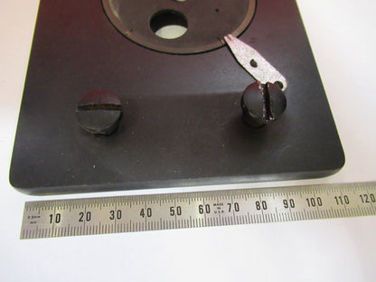ANTIQUE STAGE TABLE AO SPENCER MICROSCOPE PART AS PICTURED S4-B-74