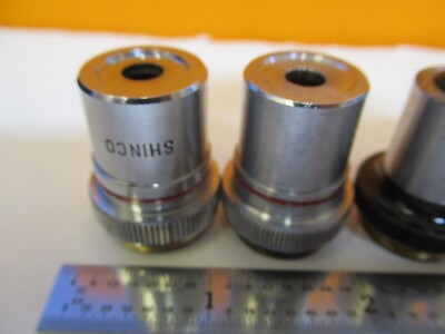 LOT LENSES OBJECTIVE OPTICS MICROSCOPE PART AS PICTURED &1E-C-93