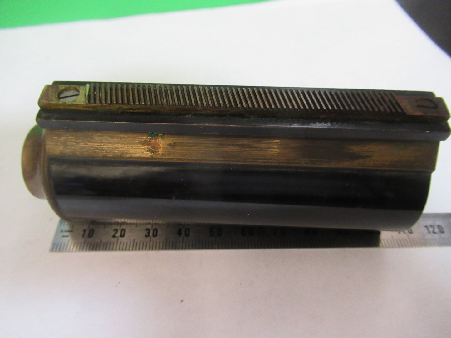Antique Bausch & Lomb Brass Tubus Microscope Part