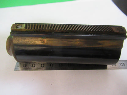Antique Bausch & Lomb Brass Tubus Microscope Part