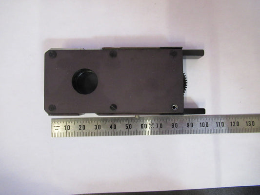 AUS JENA GERMANY POLARIZER SLIDE POL OPTICS MICROSCOPE PART AS PICTURED V8-B-62
