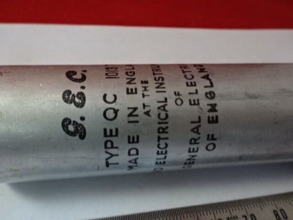 ANTIQUE GEC ENGLAND 1 MHz UK QUARTZ CRYSTAL FREQUENCY CONTROL &W8-B-20