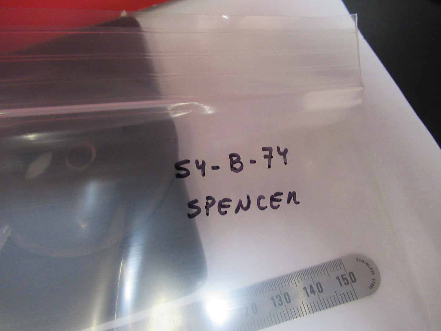 ANTIQUE STAGE TABLE AO SPENCER MICROSCOPE PART AS PICTURED S4-B-74