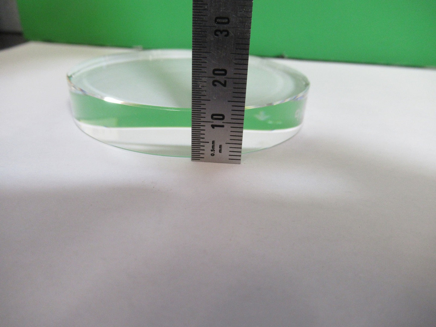 OPTICAL FLAT UNCOATED FUSED SILICA PRO ZYGO LASER OPTICS AS PICTURED 98-A-06