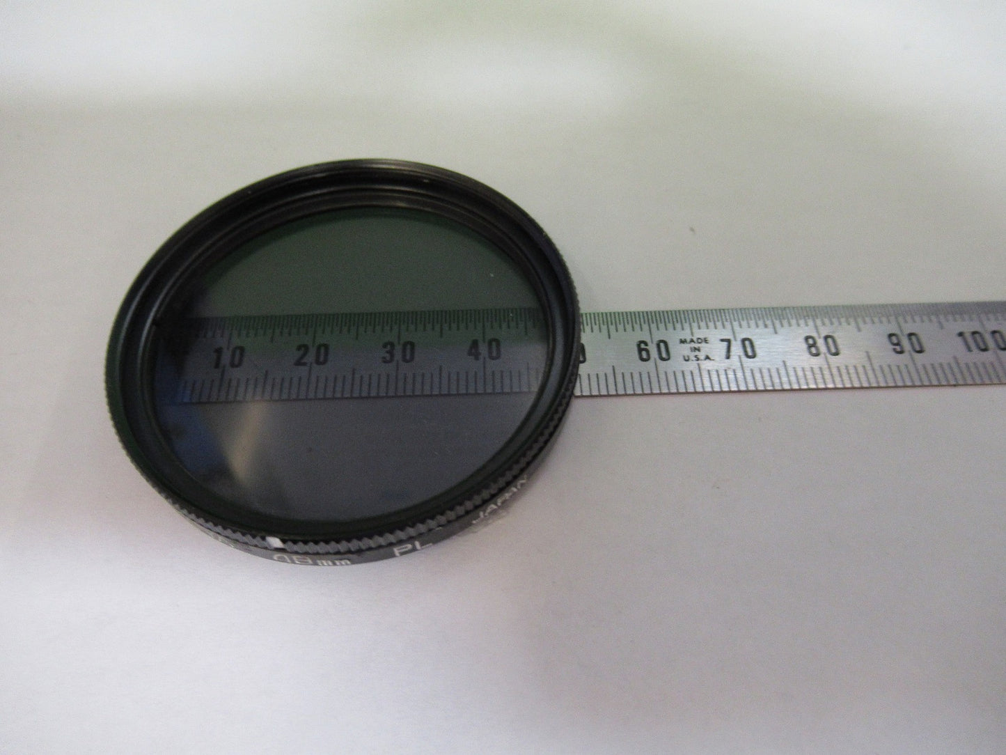 OPTICAL GLASS Hoya polarizer pol 49mm FILTER OPTICS AS PICTURED 98-A-04