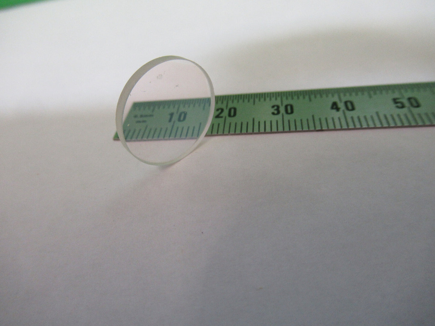 OPTICAL FLAT BK7 GLASS COATED LENS OPTICS AS PICTURED Z5-C-35