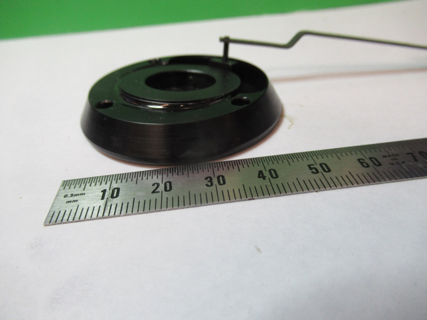 WILD HEERBRUGG SWISS IRIS DIAPHRAGM ASSEMBLY MICROSCOPE PART AS PICTURED G5-A-04