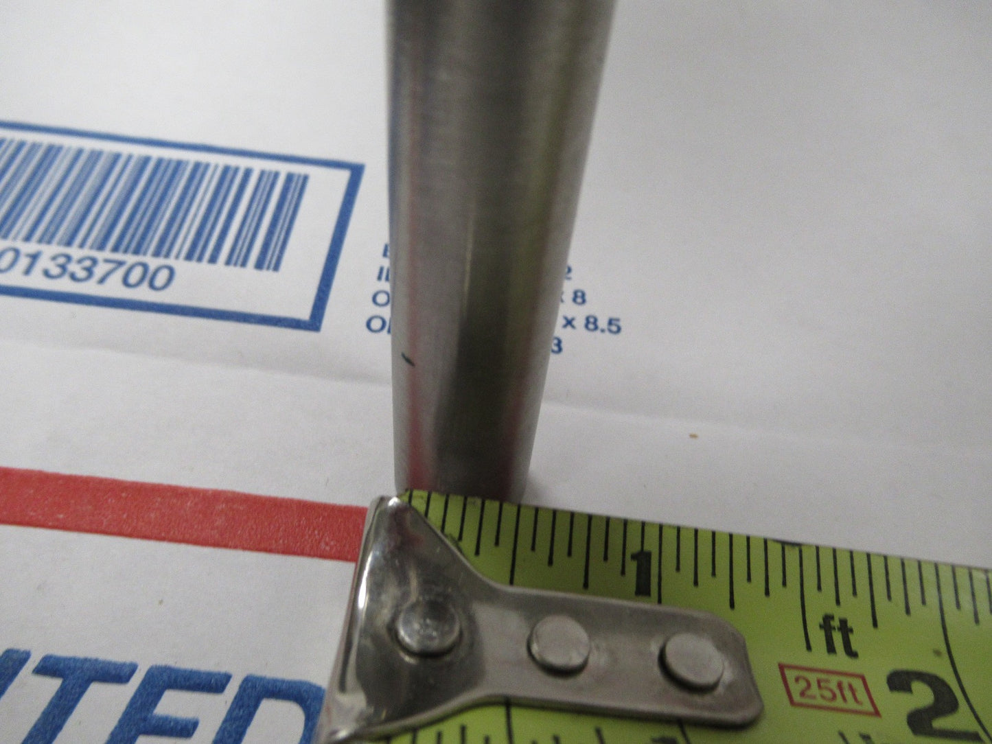 TUNGSTEN 97%  rod 12" long 0.5"diameter HEAVY METAL WOLFRAM AS PICTURED W3-C-25