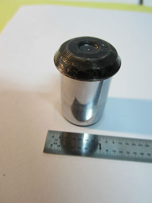 Microscope Part Eyepiece Vintage Bausch & Lomb 10X Optics