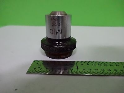 Microscope Olympus M10 Objective Japan Optics