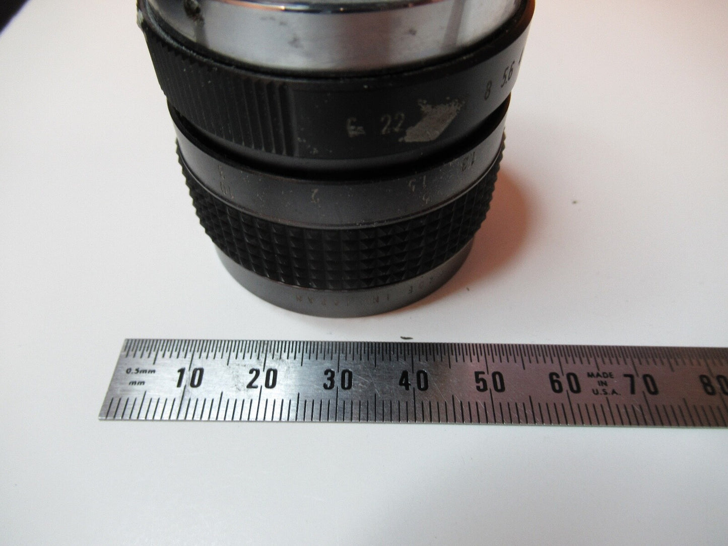LENS CAMERA ZOOM INSPECTION COMPUTAR OPTICS MICROSCOPE PART AS PICTURED 55R-B-08