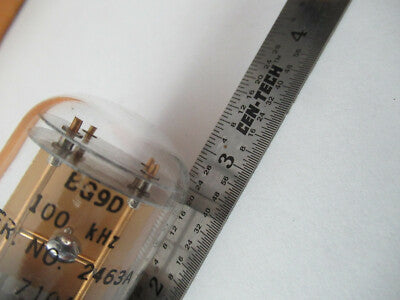 ANTIKER QUARZKRISTALL BLILEY BG9D GT GLASHALTER FREQUENZREGELUNG #F3-A-03