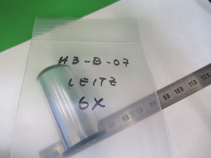 ERNST LEITZ GERMANY 6X OCULAR EYEPIECE LENS MICROSCOPE PART AS PICTURED H3-B-07