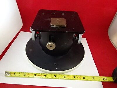 HUGE INTERFEROMETER MICROSCOPE TILTING TABLE  Z AXIS TILT TIP OPTICS AS IS BN#74