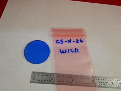 Microscope Part Wild Swiss Blue Glass Filter Illuminator Optics B