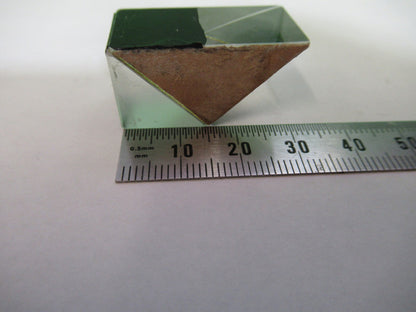 BAUSCH LOMB GLASS PRISM OPTICS MICROSCOPE OPTICAL PART AS PICTURED 98-A-15