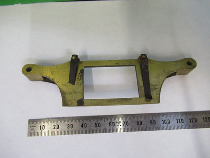 ANTIQUE BRASS BECK UK STAGE SPECIMEN MICROSCOPE PART AS PICTURED Y3-B-08