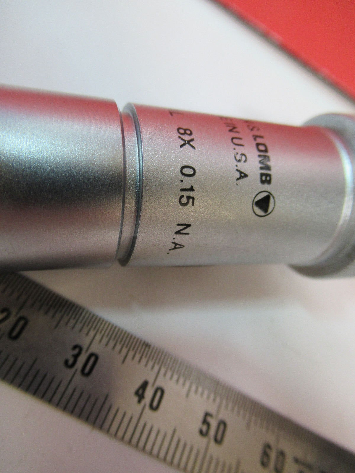Industrial Lwd Bausch & Lomb Objective 8X Microscope Part